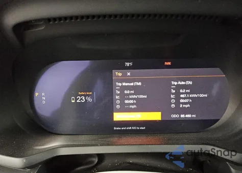 2023 Polestar 2 z USA, uszkodzony, nr VIN YSMED3KA2PL127945